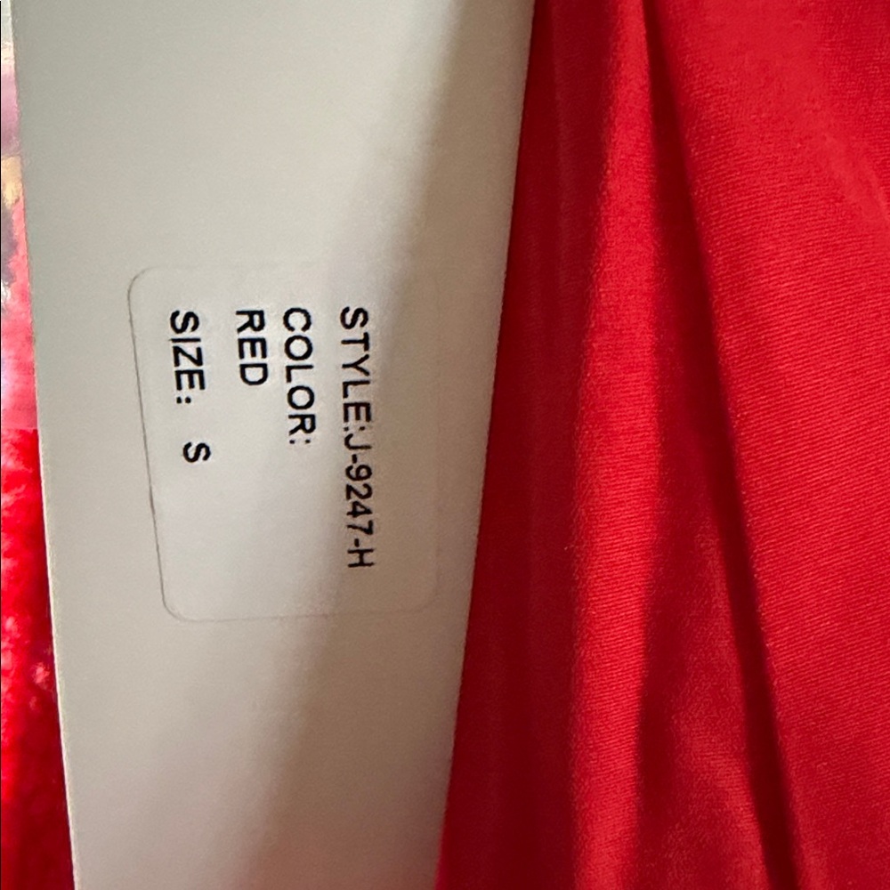 Red Button-Up Jacket - Picture 5 of 5